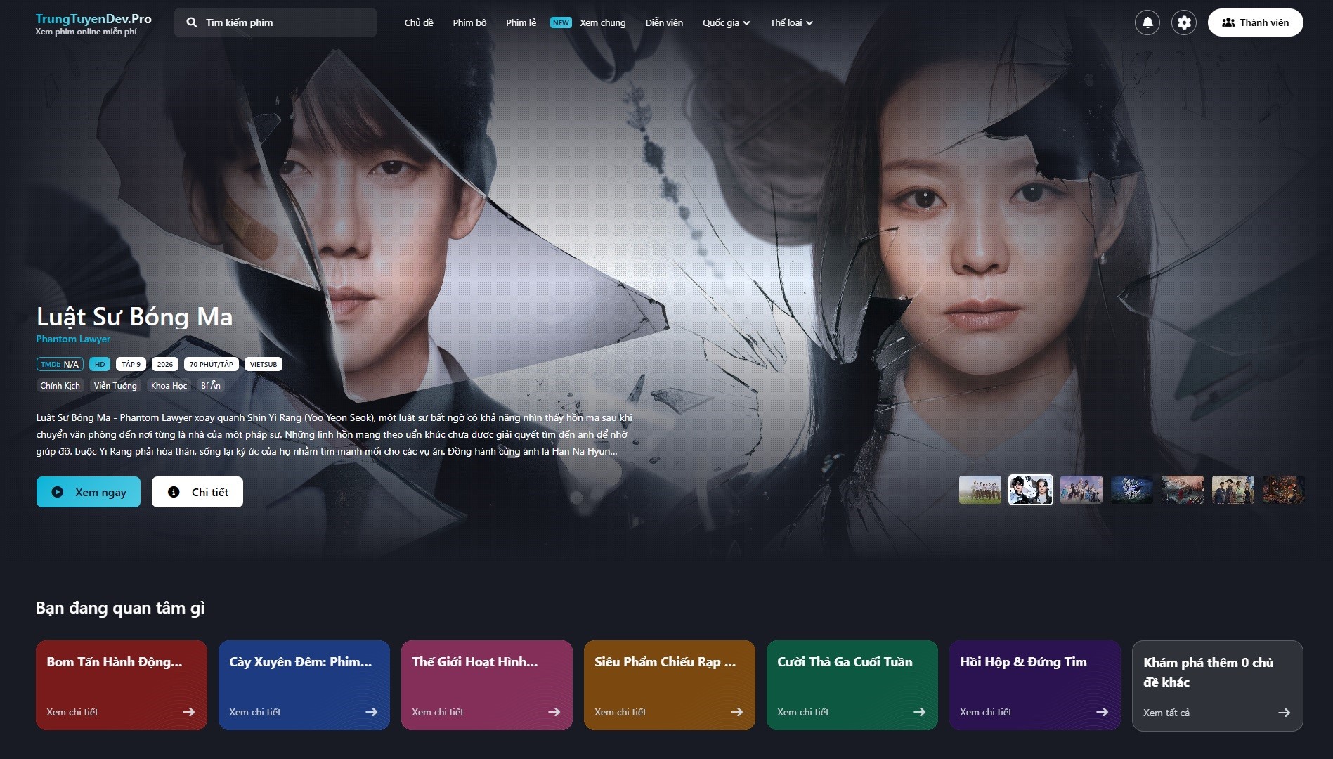 RoPhim là nền tảng xem phim hoàn toàn miễn phí